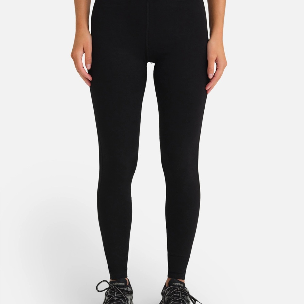 MATE the Label Black Organic Stretch Full Length Legging - L